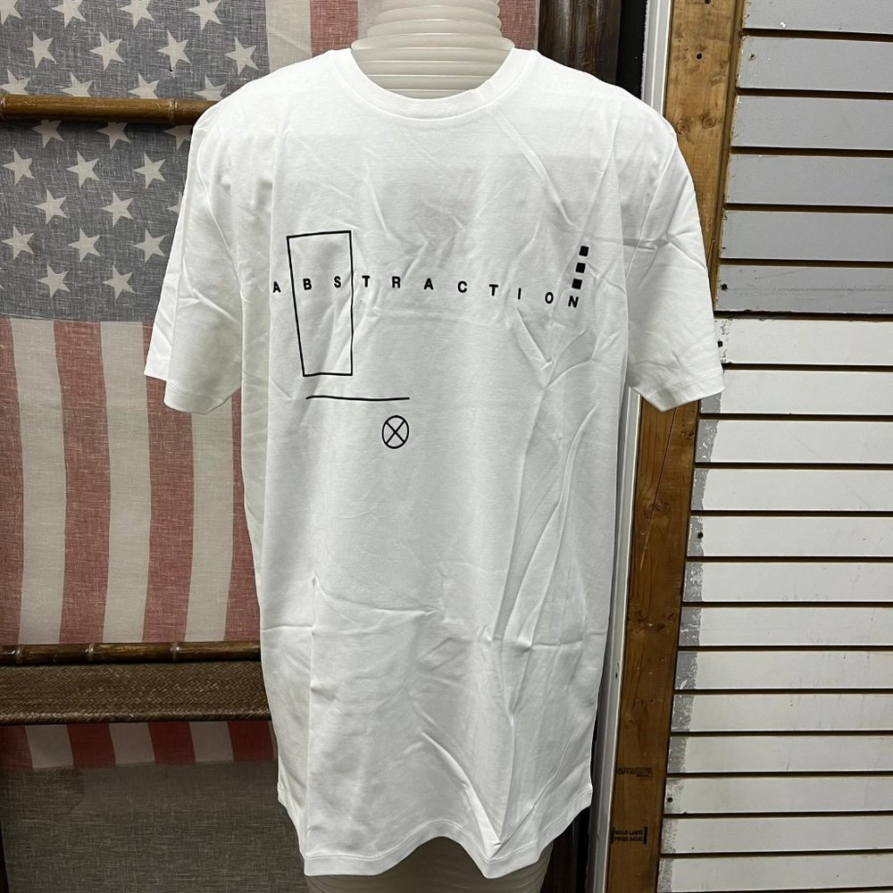 $150 NWT Diesel Black Gold ABSTRACTION T-Shirt tee made in portugal